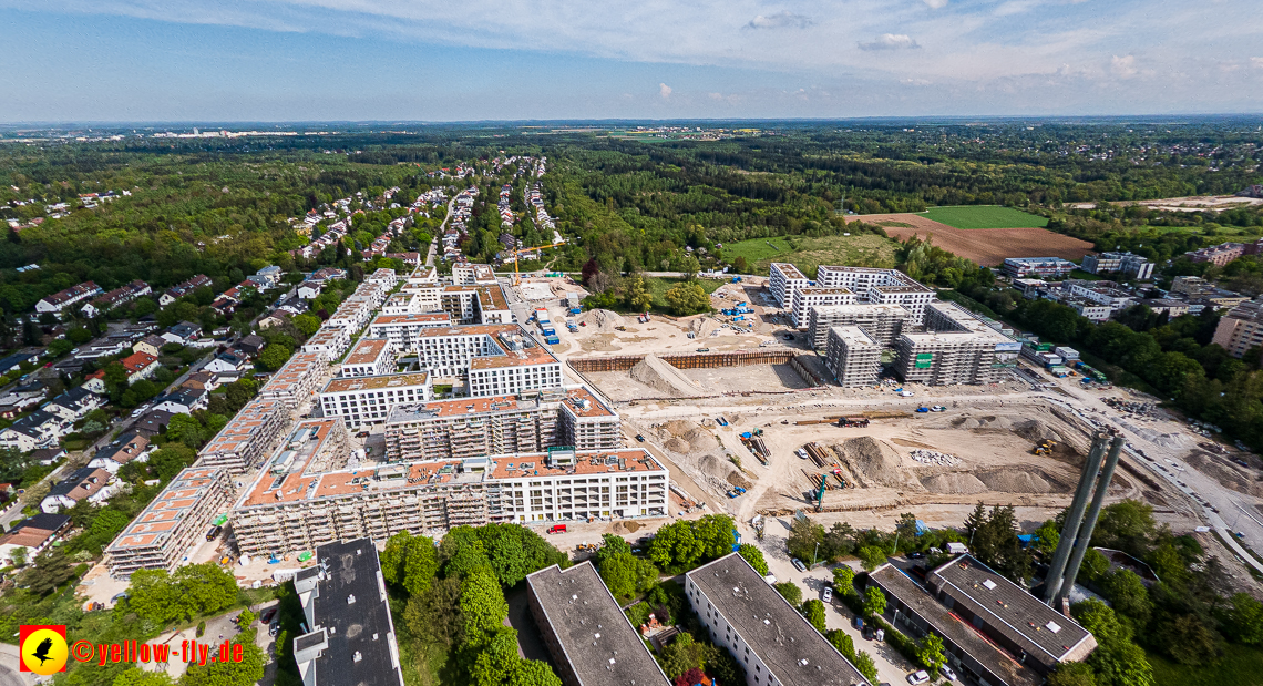 09.05.2023 - Baustelle Alexisquartier und Pandion Verde in Neuperlach